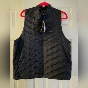 Men's Black Nike Running Vest